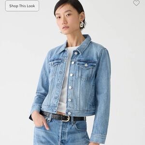 J. Crew New classic denim jacket - XXS